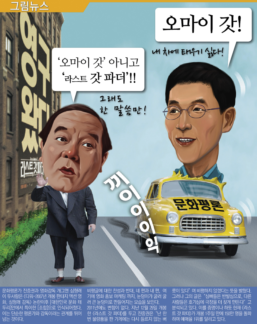 심형래 vs 진중권